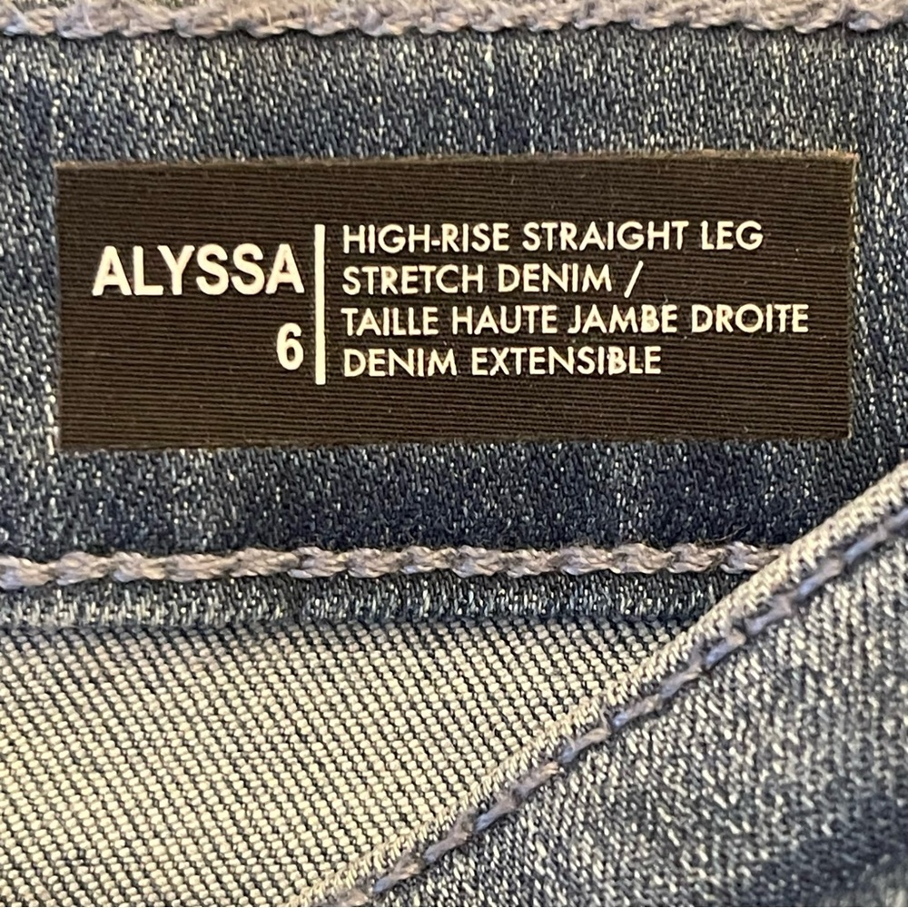 BUFFALO David Bitton Alyssa High-Rise Straight Leg Jeans (6x30) - Picture 13 of 16